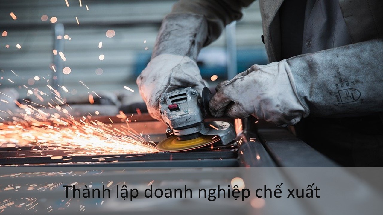 Thành Lập Doanh Nghiệp Chế Xuất